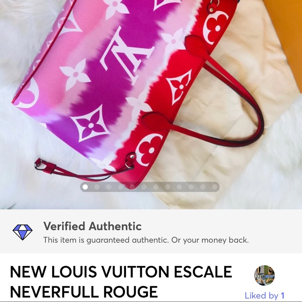 SOLD 🥰 Louis Vuitton ESCALE Neverfull RED - Picture 16 of 16